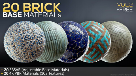 20 Brick Base Materials - vol.2