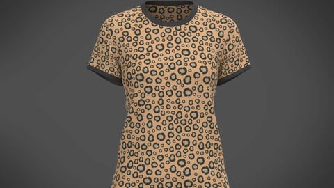 animal print t shirt