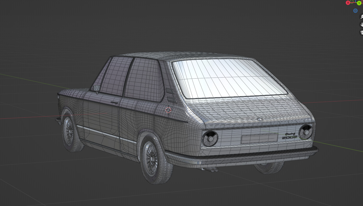 Artstation Bmw 2002 Touring 3d Model Resources