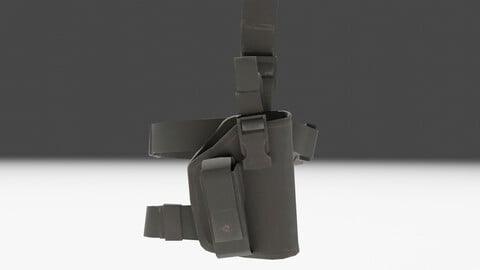 Leg pistol holster