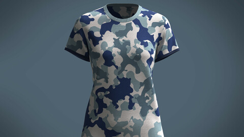 Ladies Camo T-Shirt