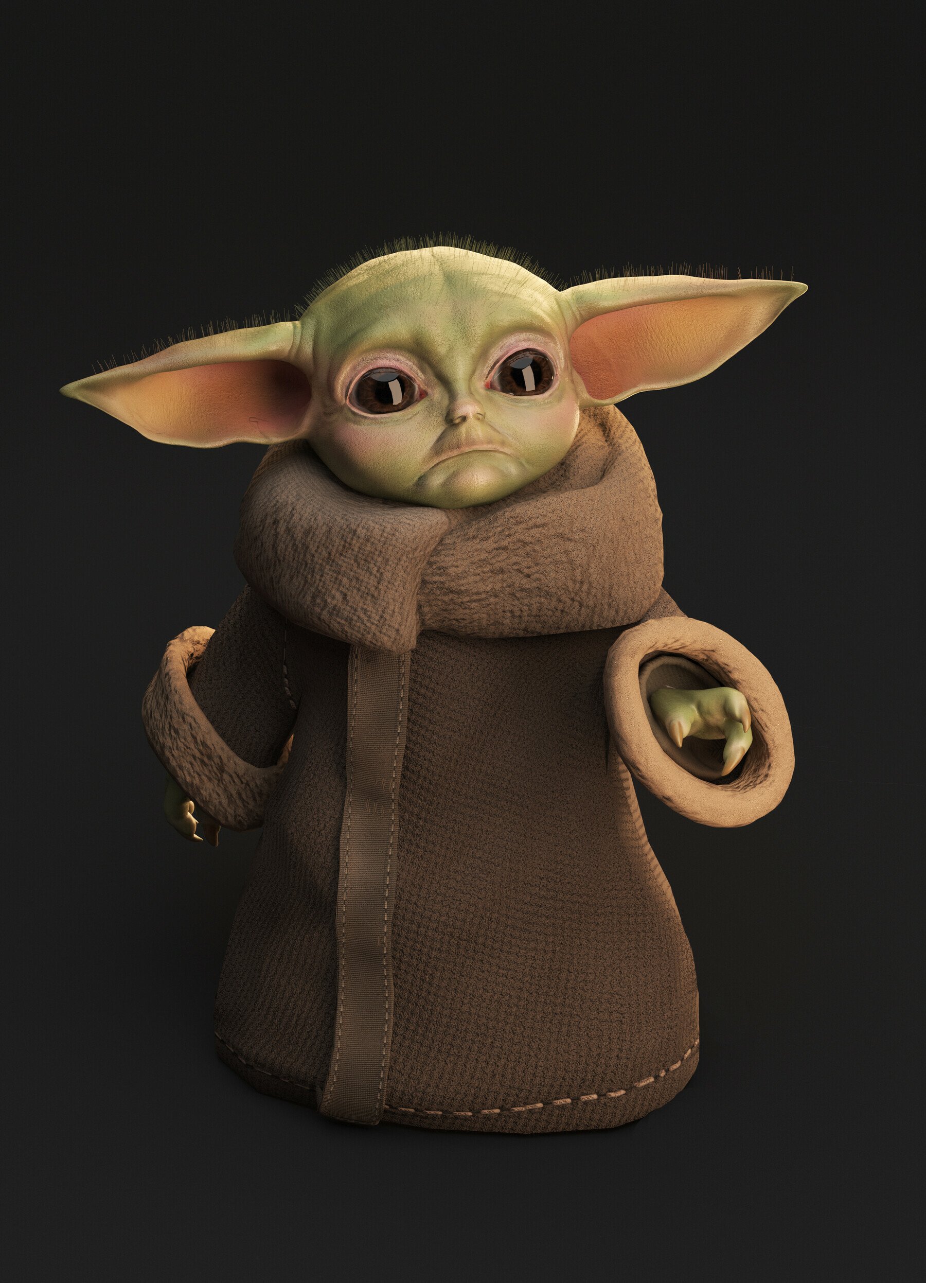 ArtStation - BABY YODA - FBX - | Game Assets