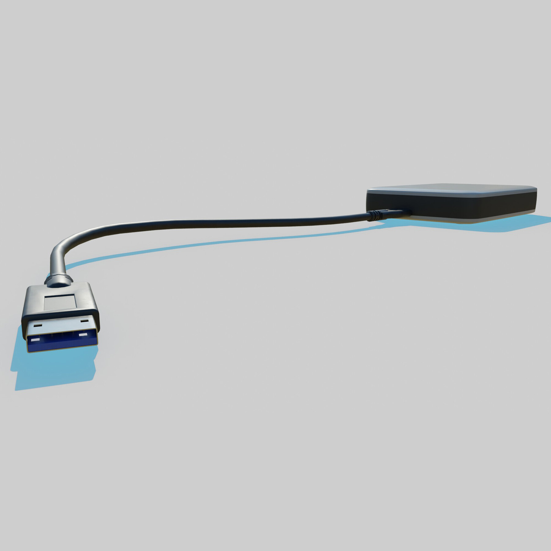 ArtStation - External Hard Drive With Cable | Resources