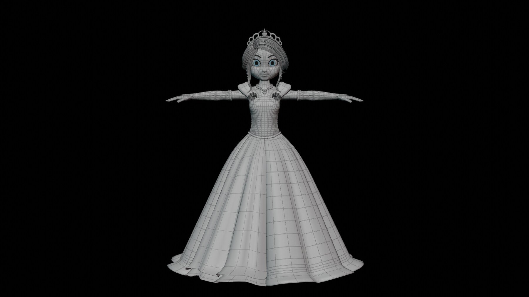 ArtStation - Disney Style Princess- Fully Rigged