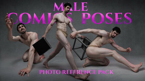 Male Comics Poses Photo Reference For Artists 532 JPEGs