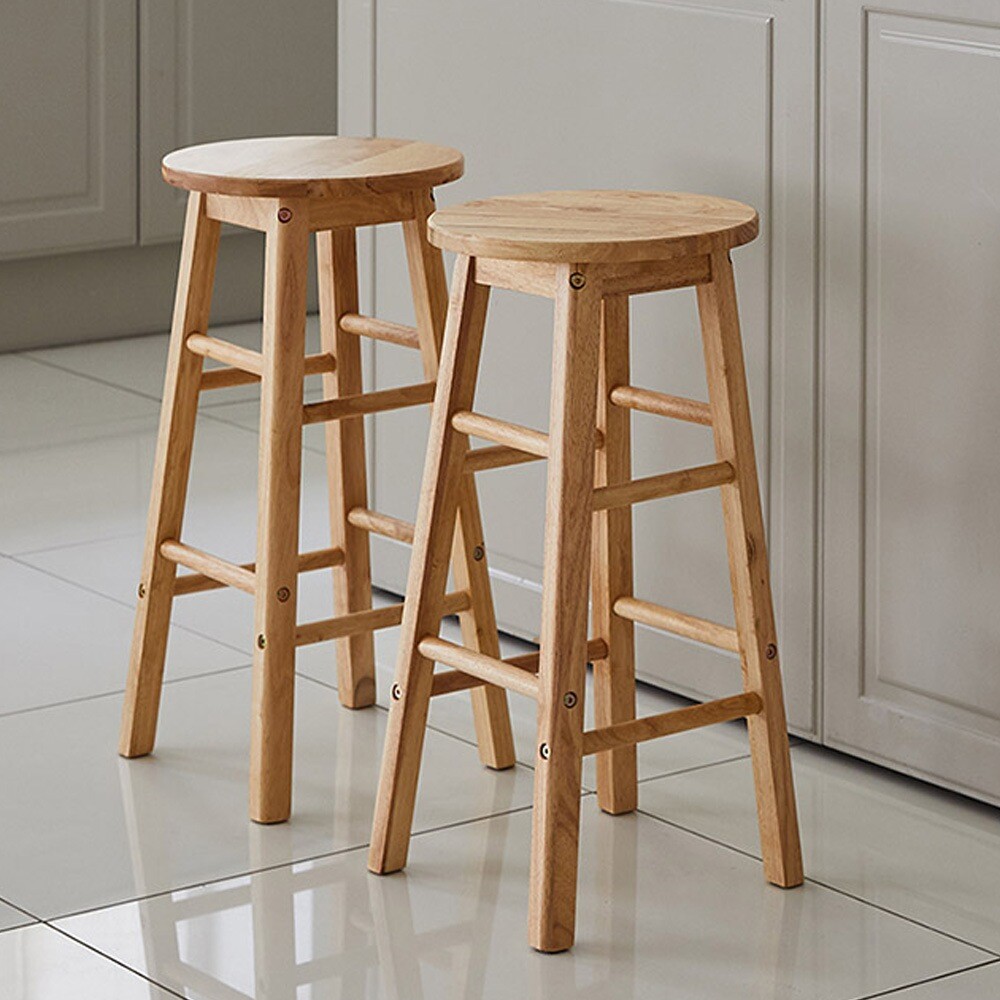 ArtStation - solid wood round bar stool | Resources