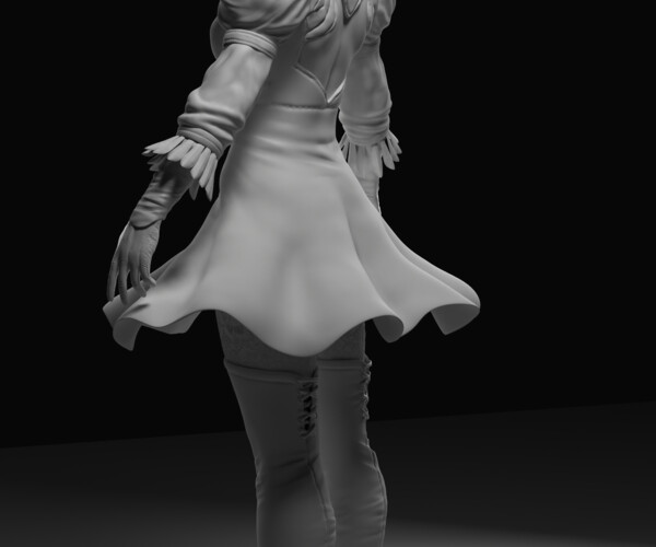 ArtStation - Nier Automata 2b 3d Model | Game Assets