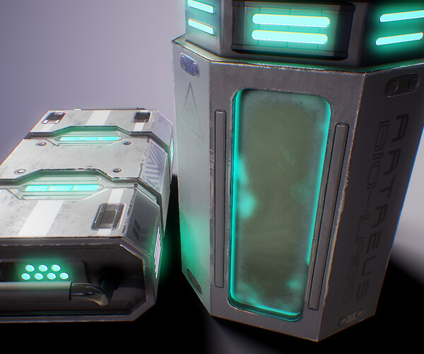 ArtStation - PBR Sci-Fi Lab Props Mini Collection | Game Assets