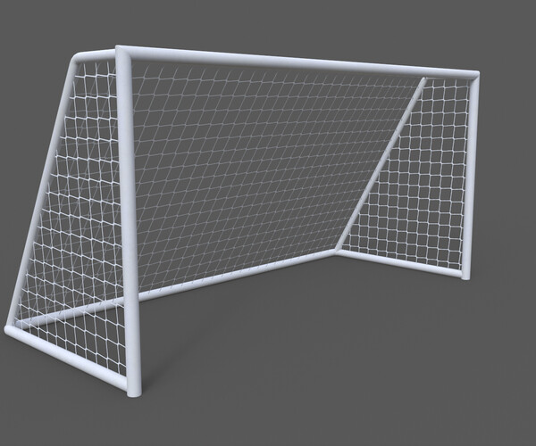 ArtStation - PBR Soccer Football Goal Post B | Game Assets