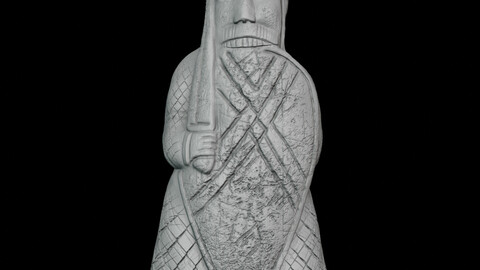 the lewis chessmen 3D print model