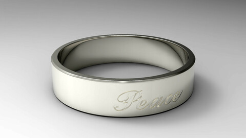 Peace Ring Silver