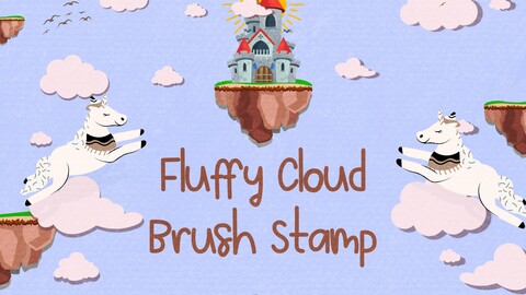 Cloud Stamp Brushes For Procreate