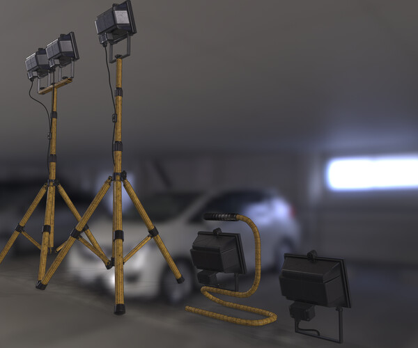 ArtStation - Lamps game props | Game Assets