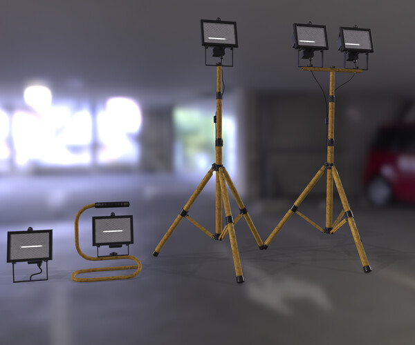 ArtStation - Lamps game props | Game Assets