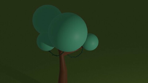 ArtStation - Enchanted Forest: Tree with Vines. | Game Assets