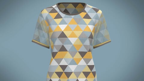 Ladies Triangle Print Tops