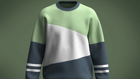 Mens 3 Color Sweat Shirt