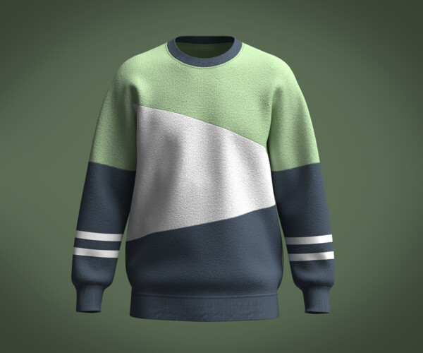 ArtStation - Mens 3 Color Sweat Shirt | Resources