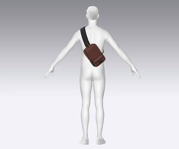 ArtStation Messenger bag set / Leather / Backpack / Sportive / Rest