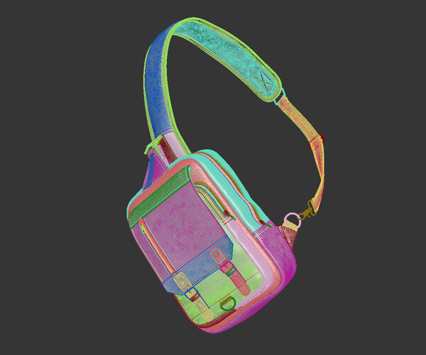 ArtStation Messenger bag set / Leather / Backpack / Sportive / Rest