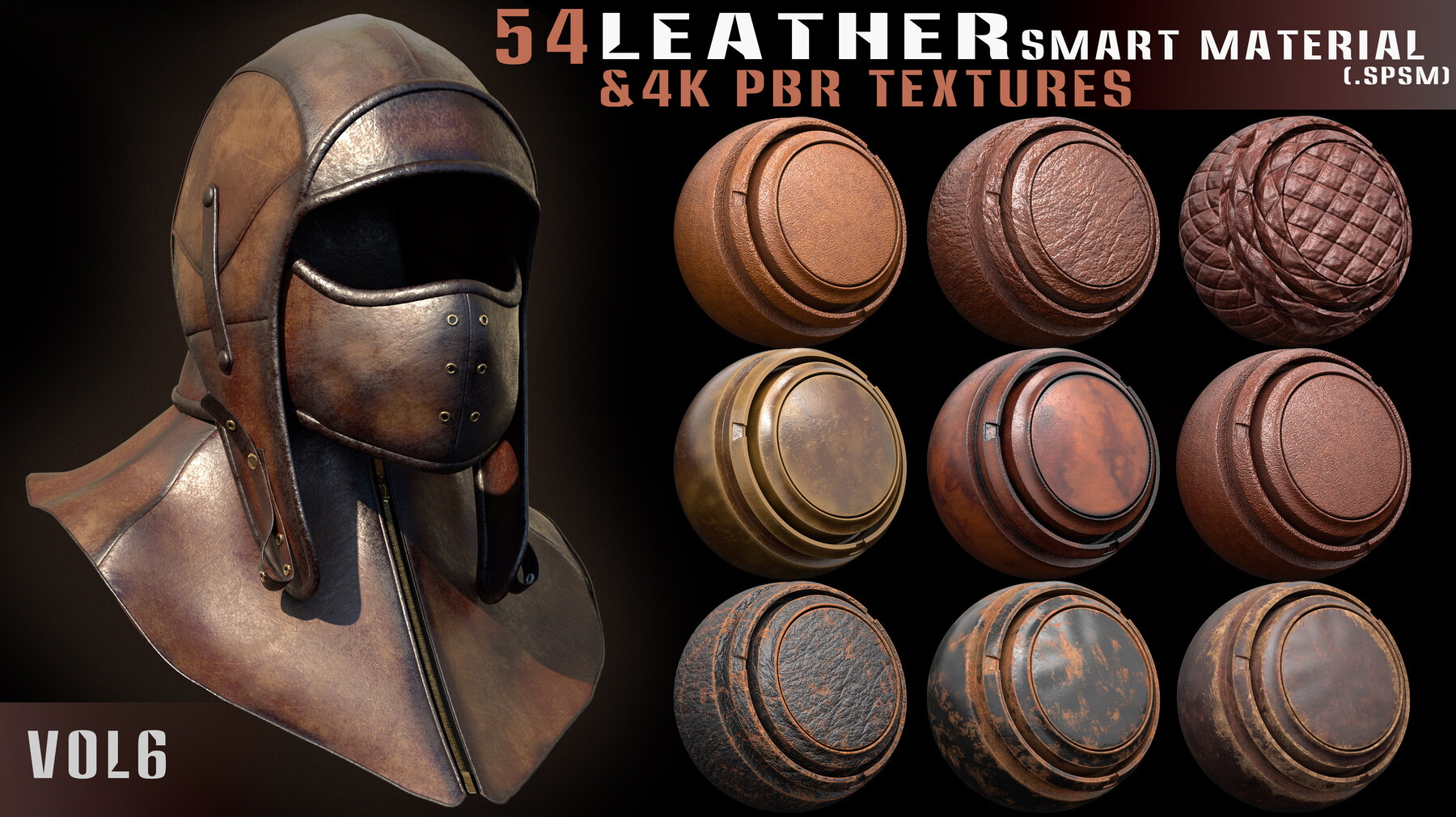 ArtStation - Leather - Material Scan