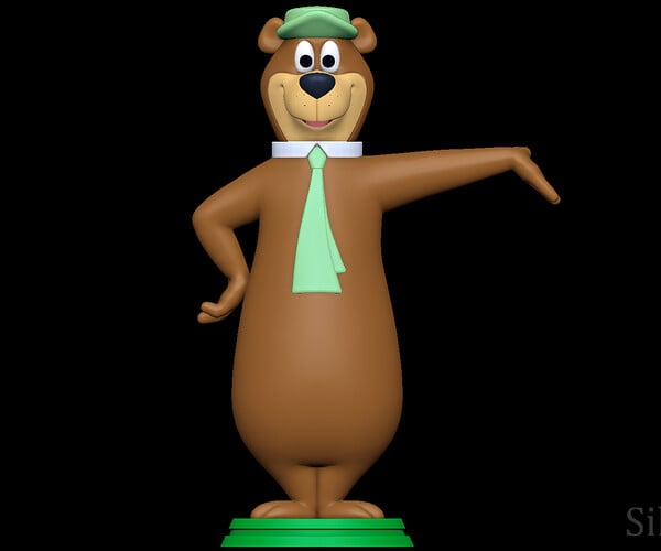 ArtStation - Yogi Bear - 3D print model | Resources