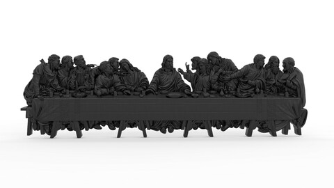 Jesus Last Supper 3d Relief