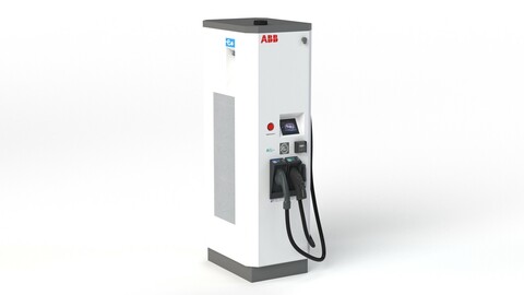 ABB Terra 53 charging station 3D model