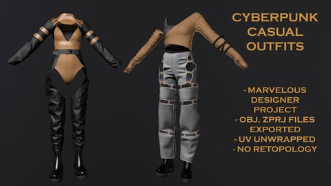 Cyberpunk Casual Outfits