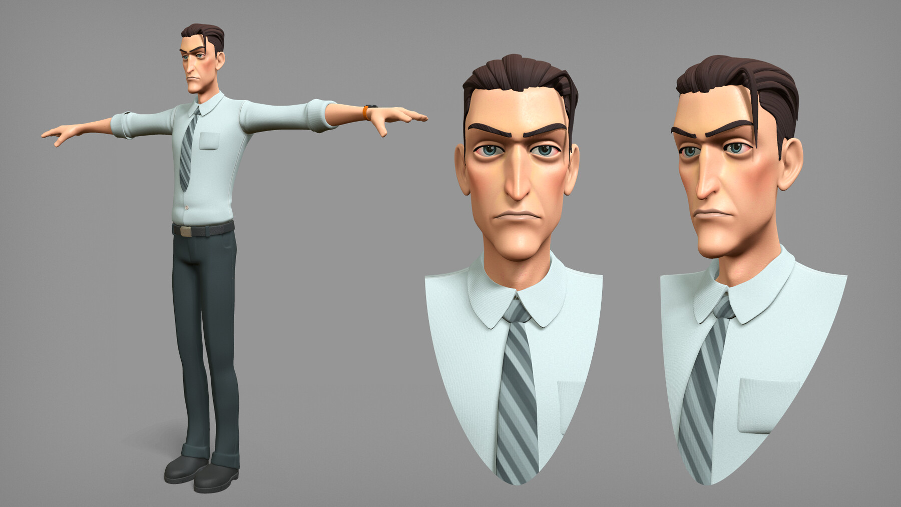 ArtStation - Cartoon male character Patrick base mesh | Resources