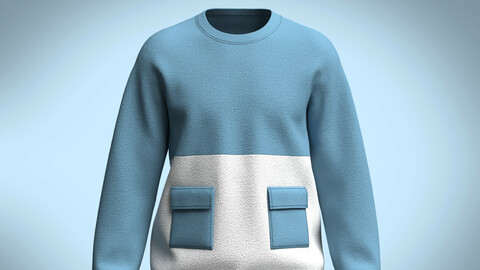 Mens Blue Sweat shirt