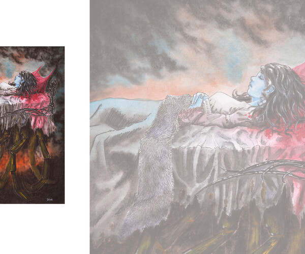 ArtStation The feather pillow Artworks