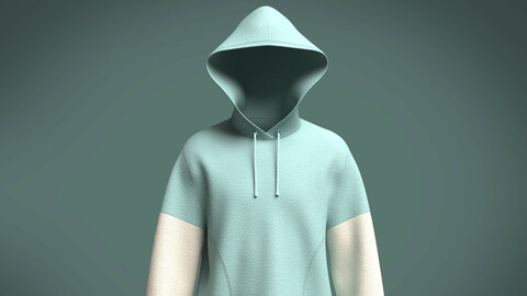 Mens Two color Hoodie