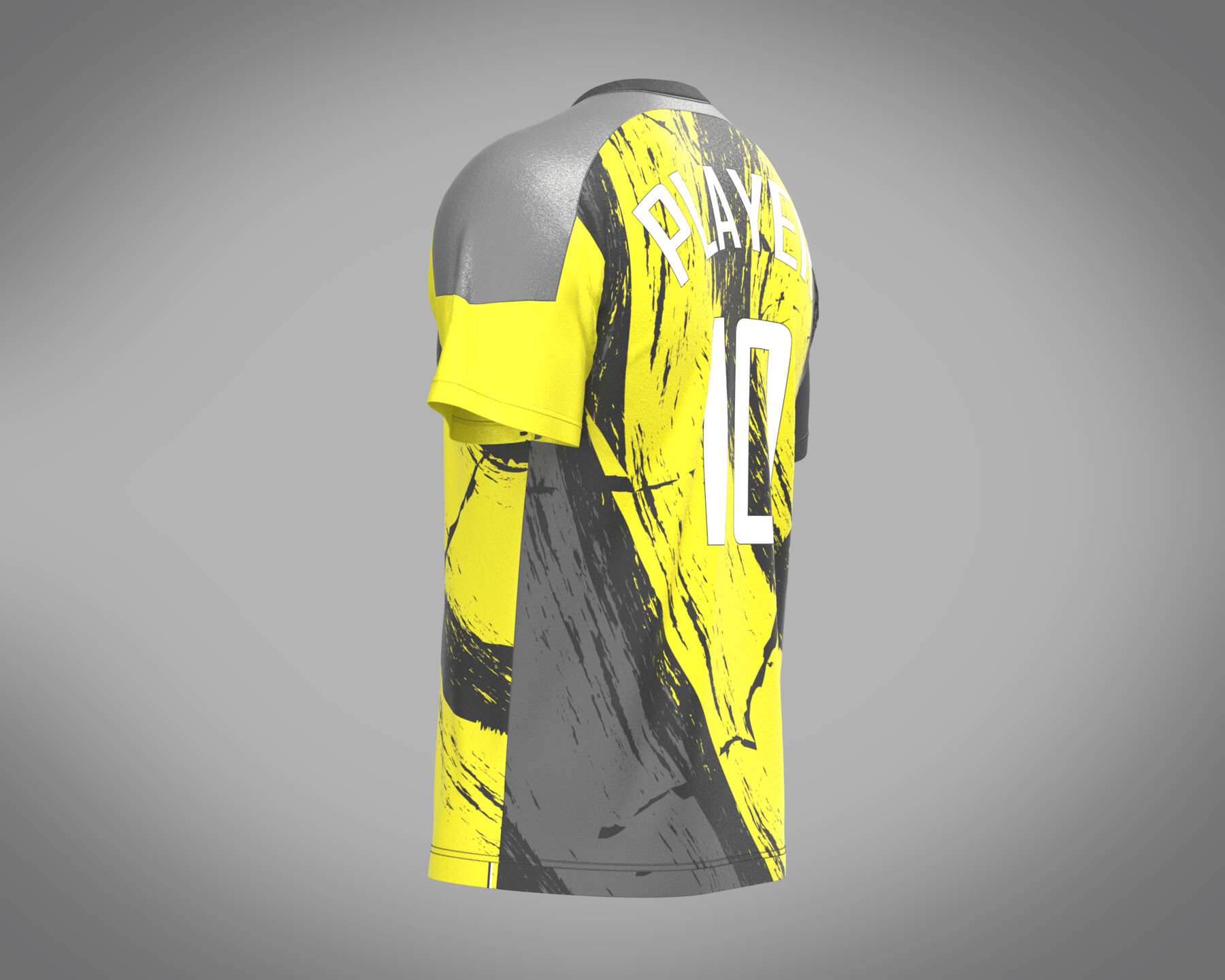 ArtStation - Mens Soccer Multi color Green and yellow Jersey