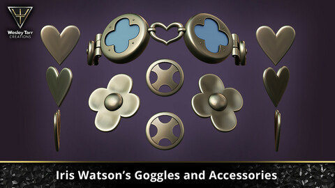 Iris Watson's Goggles and Accessories 3D Print Files