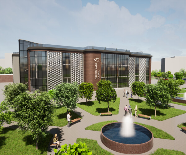 ArtStation Vision Care Clinic Concept Project Resources