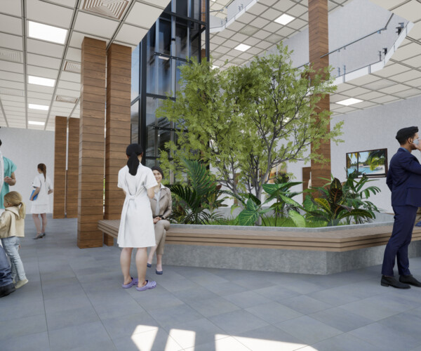 ArtStation Vision Care Clinic Concept Project Resources