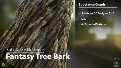 Fantasy Tree Bark | Substance Designer