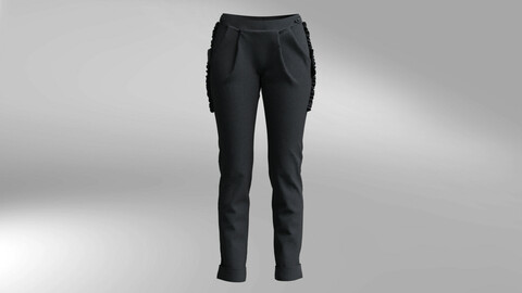 Black stretch jeans for women