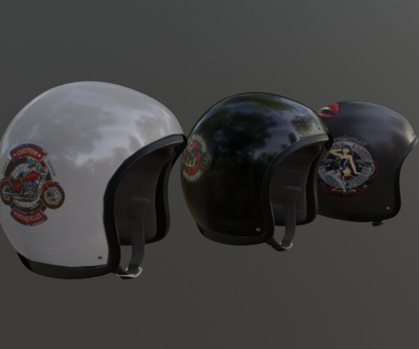 ArtStation Helmet Variations Game Assets