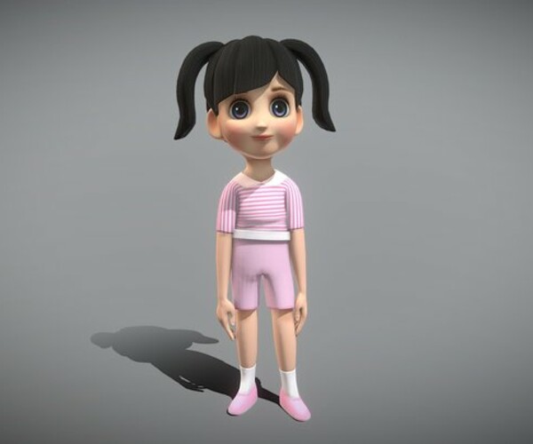 ArtStation - 3D Model - Family Member - Man, Woman, Boy, Girl, Old ...