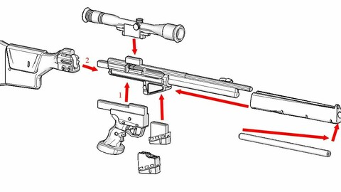 1:12 PSG-1 Sniper Rifle