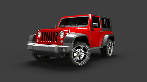Mahindra Thar (Jeep) 3D Model