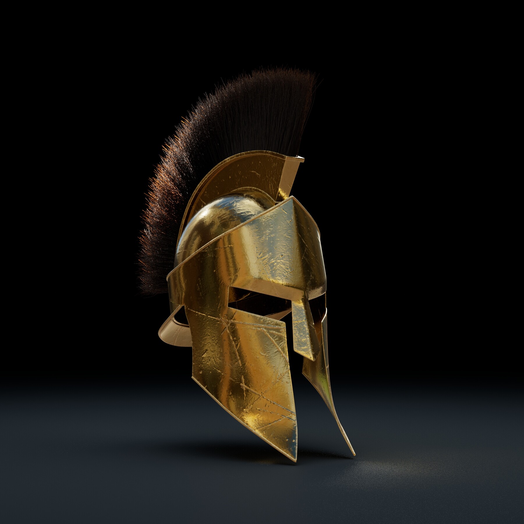 ArtStation - Spartan Helmet | Game Assets