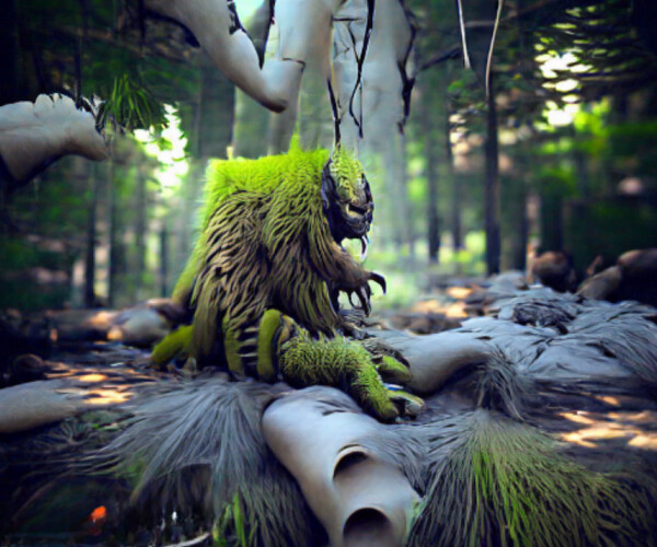 ArtStation AI Monsters in Universe Artworks