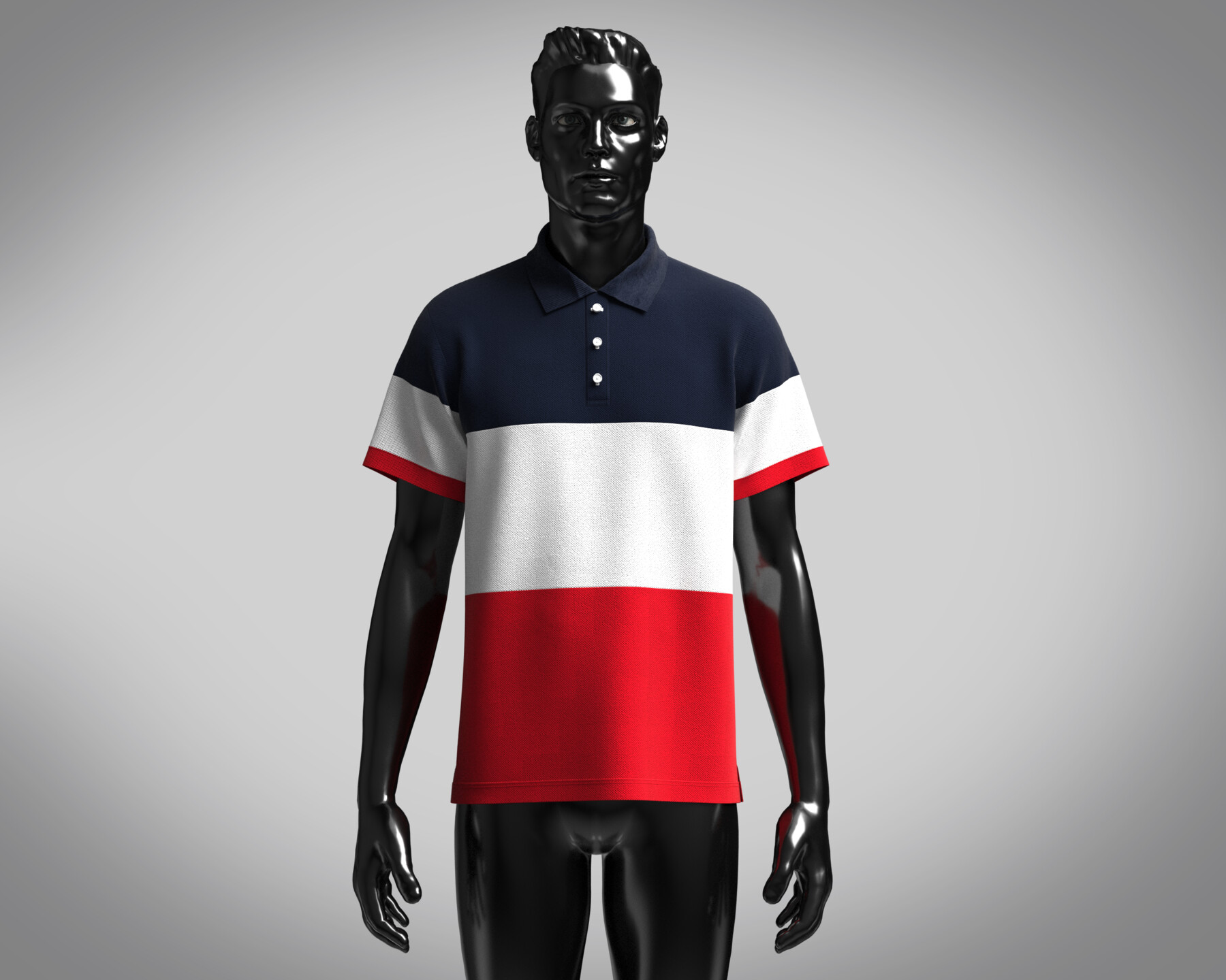 ArtStation - Polo Shirt-Contrast Color | Resources