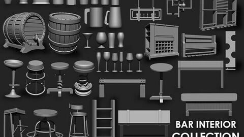 Bar Interior Collection Imm Brush Pack (46 in one)