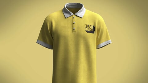 Polo Shirt-YEAH RIGHT