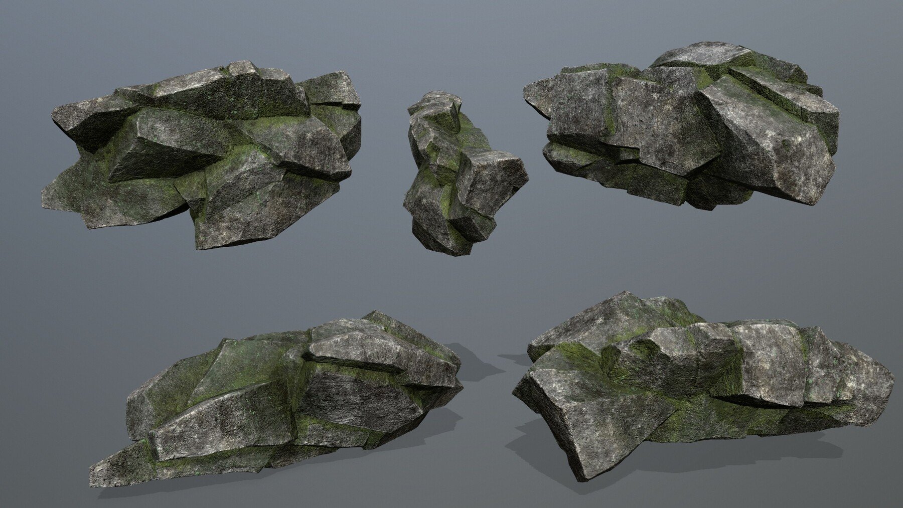 ArtStation - forest rocks | Game Assets