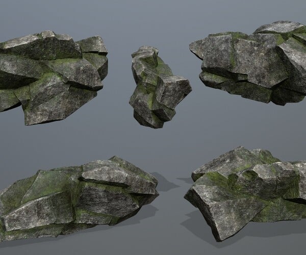 ArtStation - forest rocks | Game Assets